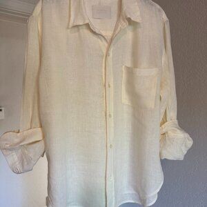 Citizens of Humanity Kayla Shrunken Linen Shirt